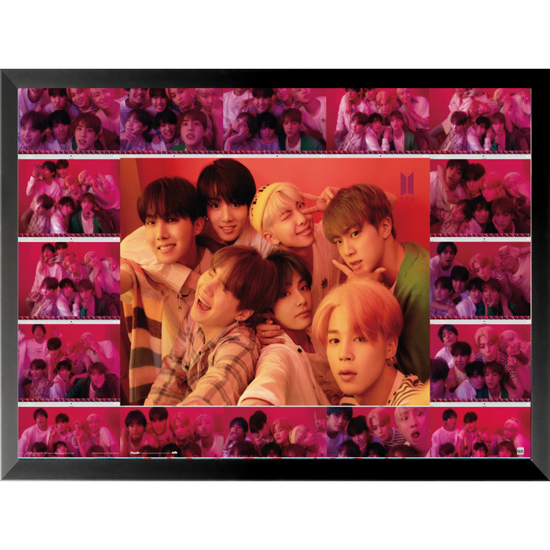 «BTS», affiche encadrée 36 x 24