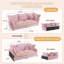 Canapé moderne 90,55 po Comfy-1158085097