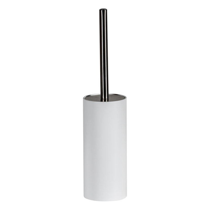 Alto Free-Standing Toilet Brush and Holder, White