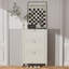 Armoire de rangement étroite pour chaussures avec 3 tiroirs rabattables pour les vestibules de 18 à 24 paires