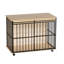 Cage pour chien avec plateau et roues-974121796