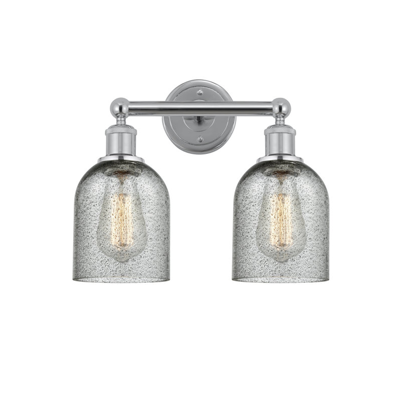 Reiko 2 - Light Dimmable Vanity Light, Charcoal, Polished Chrome