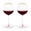 Rose Crystal Red Wine Glass