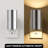 Metal Cylinder Dimmable Warm White 3000K Plug In Night Light