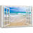 Window Scenery " White Waves On The Beach "-98466631