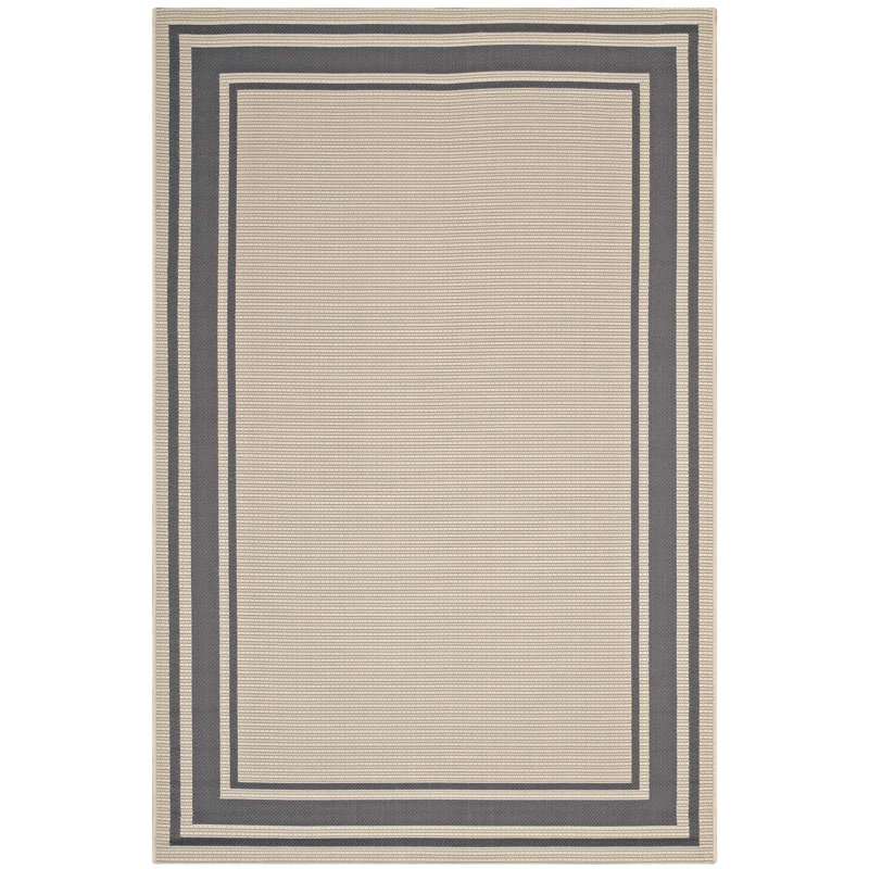 Rim Solid Border Borderline Indoor and Outdoor Area Rug by Modway, Rectangle 8' x 10'