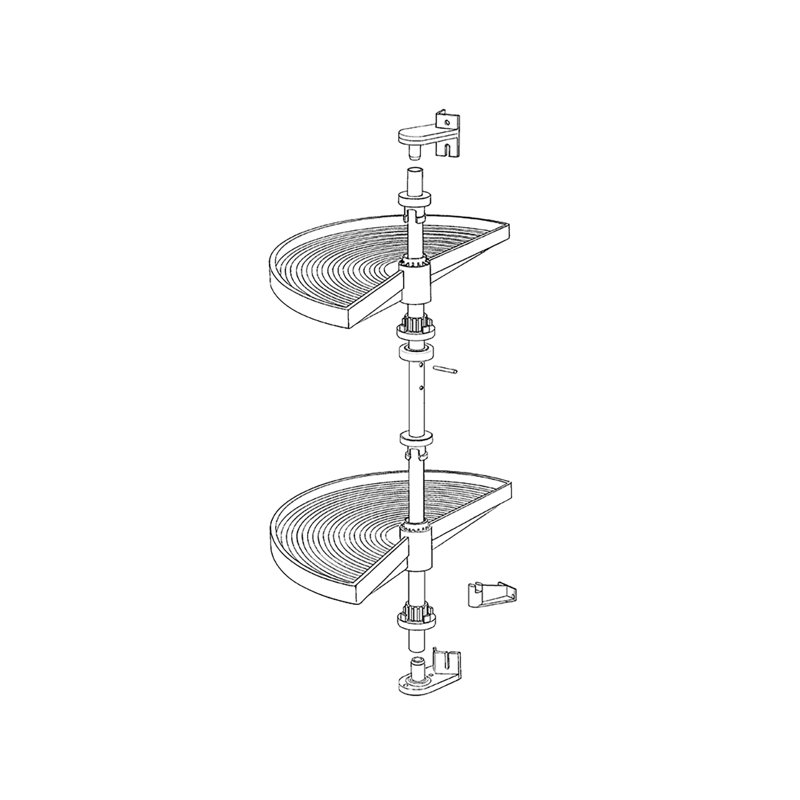 Nakke Lazy Susan, Grey
