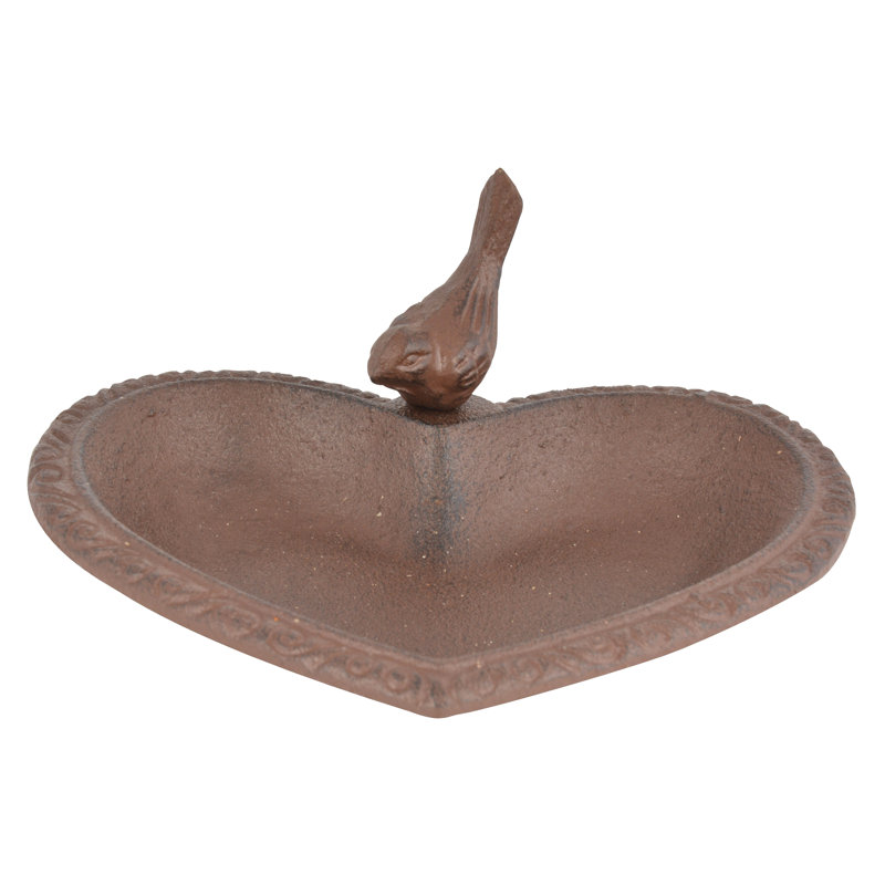 Bird Bath Heart Shape