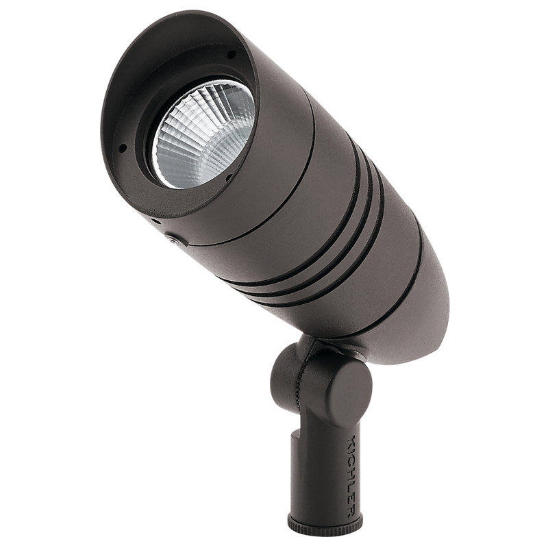 C-Series Bronze Integrated LED Metal Spotlight, Textured Architectural Bronze, 3000