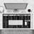 CounterArt Black & White Large Waterproof Desk Protector with Office Windows Cheat Sheet 32” x 16”