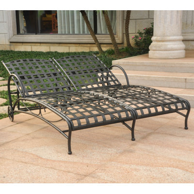 Apsar Double Reclining Chaise Lounger