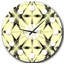 Ornement oriental. Motif floral - horloge murale moderne Mid-Century-40748026