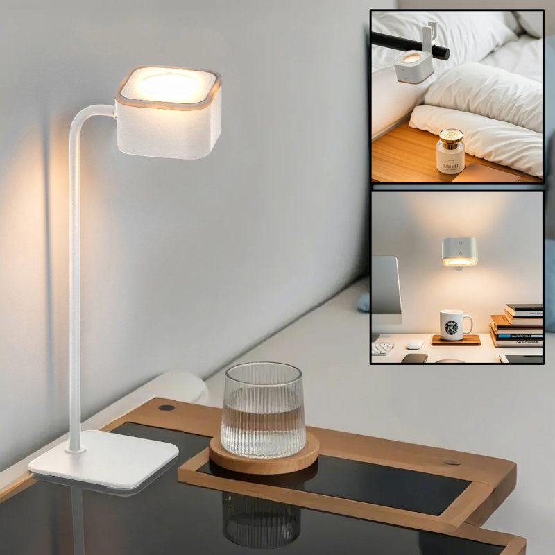 Sabesan Metal Desk Lamp, White