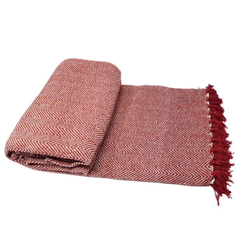 Carmean Throw Blanket, Red