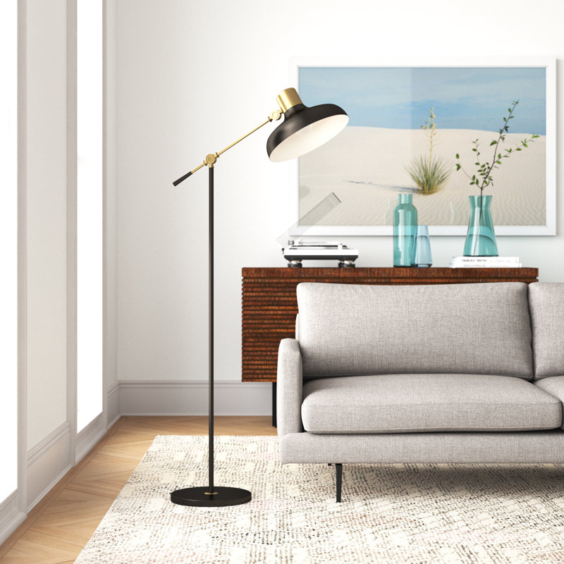 Asna 65'' Powder Coated Task Floor Lamp