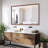 60"x40" Oversized Modern Rectangle Wall Mirror, Aluminum Frame Explosion-proof Glass, Vertical/horizontal Mount For Bathroom Living Room Bedroom Entryway Dressing Room
