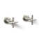 Purist® Deck- or Wall-Mount High-Flow Bath Valve Trim with Cross Handle