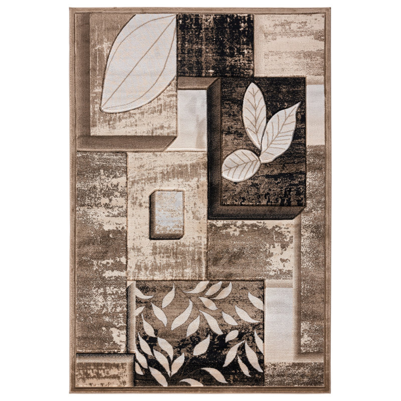 Em Floral Indoor Rug, Rectangle 3'9" x 5'9"