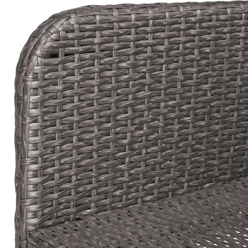 Chaise de salle à manger Anaya Kd Pe, ensemble de 2, Gris