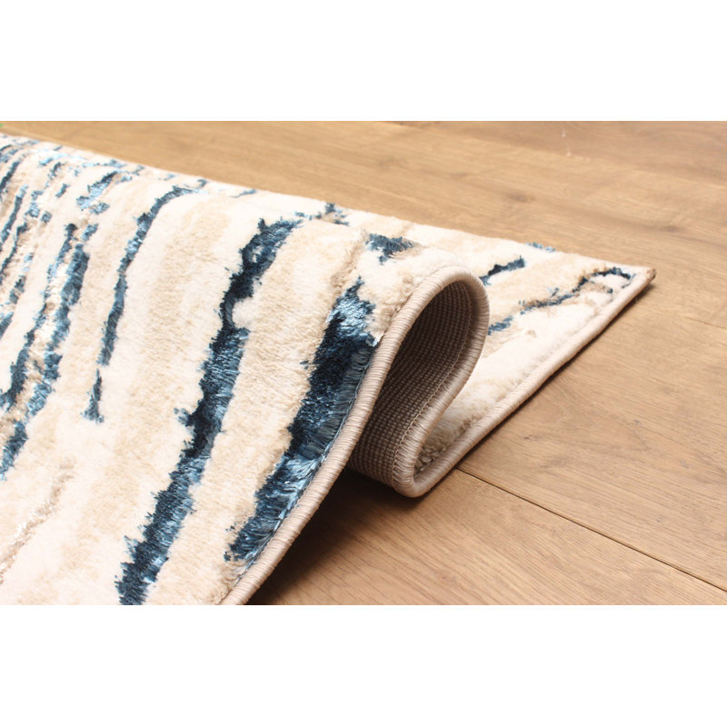 Clara Blue Rug 5'0" x 8'0", Rectangle 5' x 8'