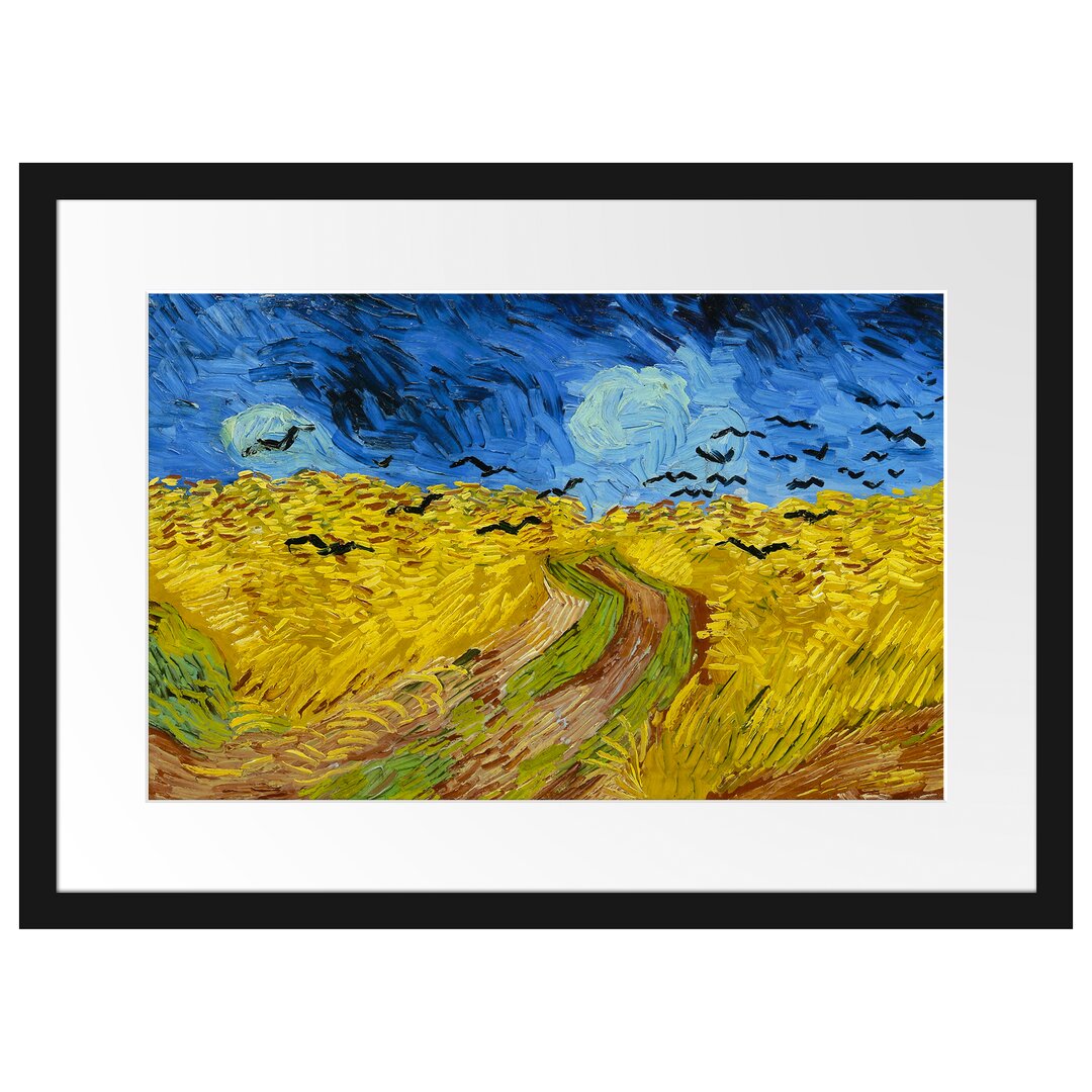 Weizenfeld mit Krähen von Vincent Van Gogh