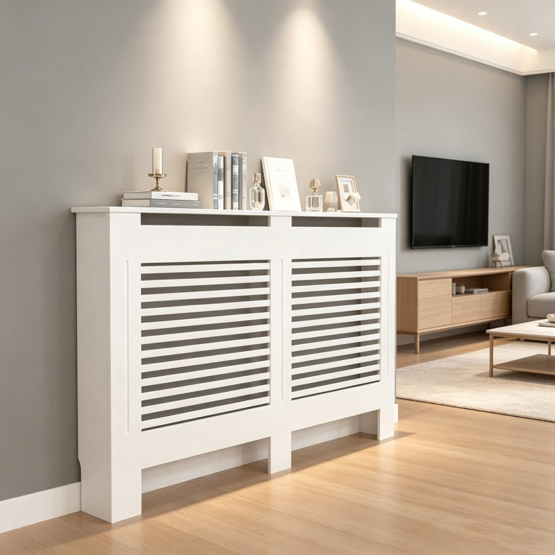 Abbi Extra Large Radiator Cover, 101.5cm H x 152cm W x 19cm D, 2