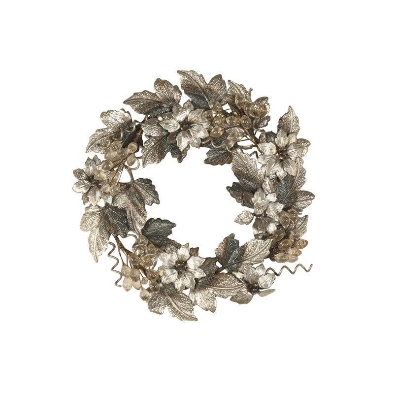 Couronne botanique en métal, 8,5 po