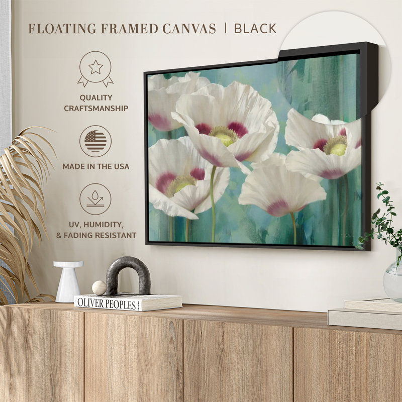 «Tasmanian Poppies II», reproduction sur toile, H 13 po x l 19 po