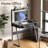2-Tier Computer Desk with Keyboard Tray for Small Spaces 28 Inch Home Office Desk Computer Workstation Modern Writting Table,-578570101