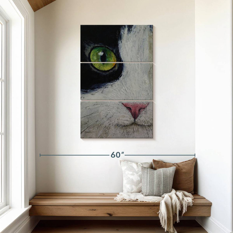 Chat roux Brampt, H 45 po x l 28 po