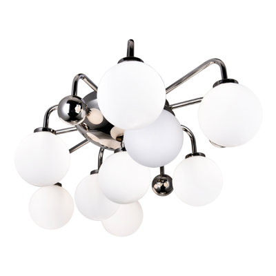 Malyki 9 - Light 24" Cluster Sphere Flush Mount
