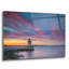 Art mural en verre Breakwater Bay «Cotton Candy Skies At Bug Light» par Rick Berk-1775028475