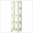 4-Tier All-Steel Rotating Bookshelf With 360° Wheels-1009076493