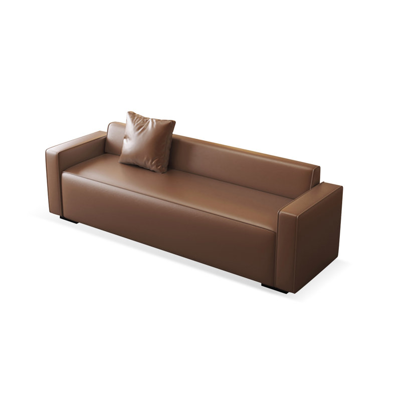 Banc rembourré beige, H 23,62 po x l 47,24 po x P 21,65 po, Café noir