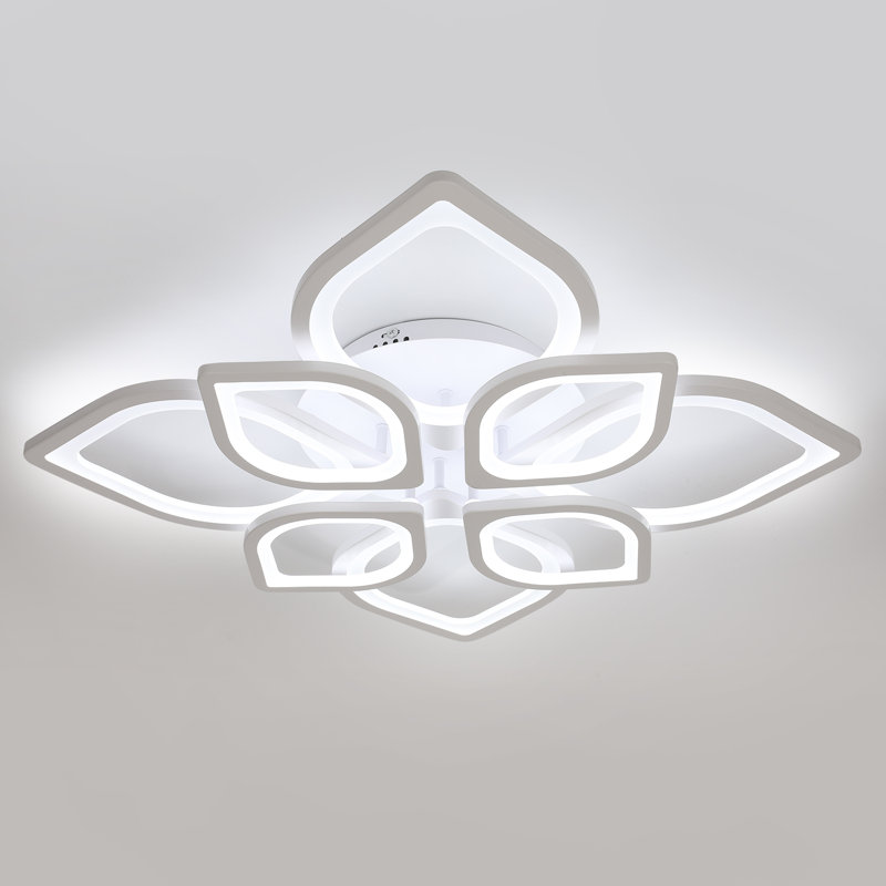 Smart WIFI LED ceiling light dimmable with remote control music Alexa Google 80W