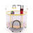 54 Inch Iron,POLYETHYLENE,Polypropylene,PVC Mini Trampoline Orange & Yellow
