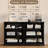 53.1" W 6-Drawer Double Dresser, Fluted Wooden Chest of Drawers with Metal Handle-678545288