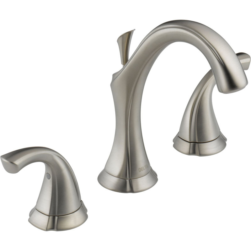 Addison Widespread Bathroom Faucet with Drain Assembly, Brilliance Stainless