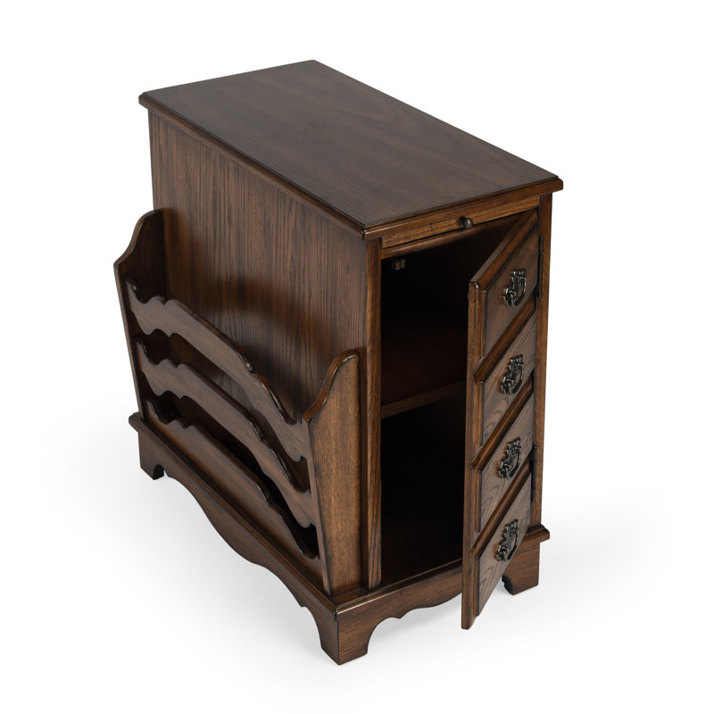 Gregory Side Table, Vintage Oak