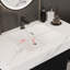 Ensemble de meuble-lavabo flottant 29,9 po avec évier encastré en céramique-600730080-600730086
