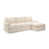 Mélange de polyester beige