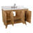 Saeko 48" Single Bathroom Vanity with Carrara Marble Top-1682020091