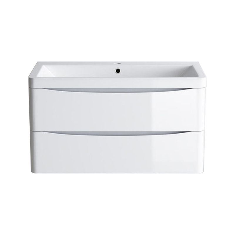 Avaughn 800mm Bathroom Vanity Unit Basin Storage Wall Hung Cabinet Furniture, White
