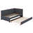 Upholstered Twin Size Daybed with Trundle-94909573
