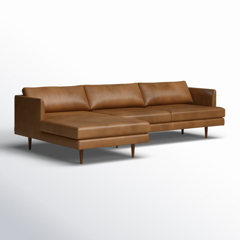 Miller Genuine Leather 2 - Piece Sectional
