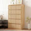 Commode de rangement verticale à 5 tiroirs: rangement compact pour la maison-1101302938