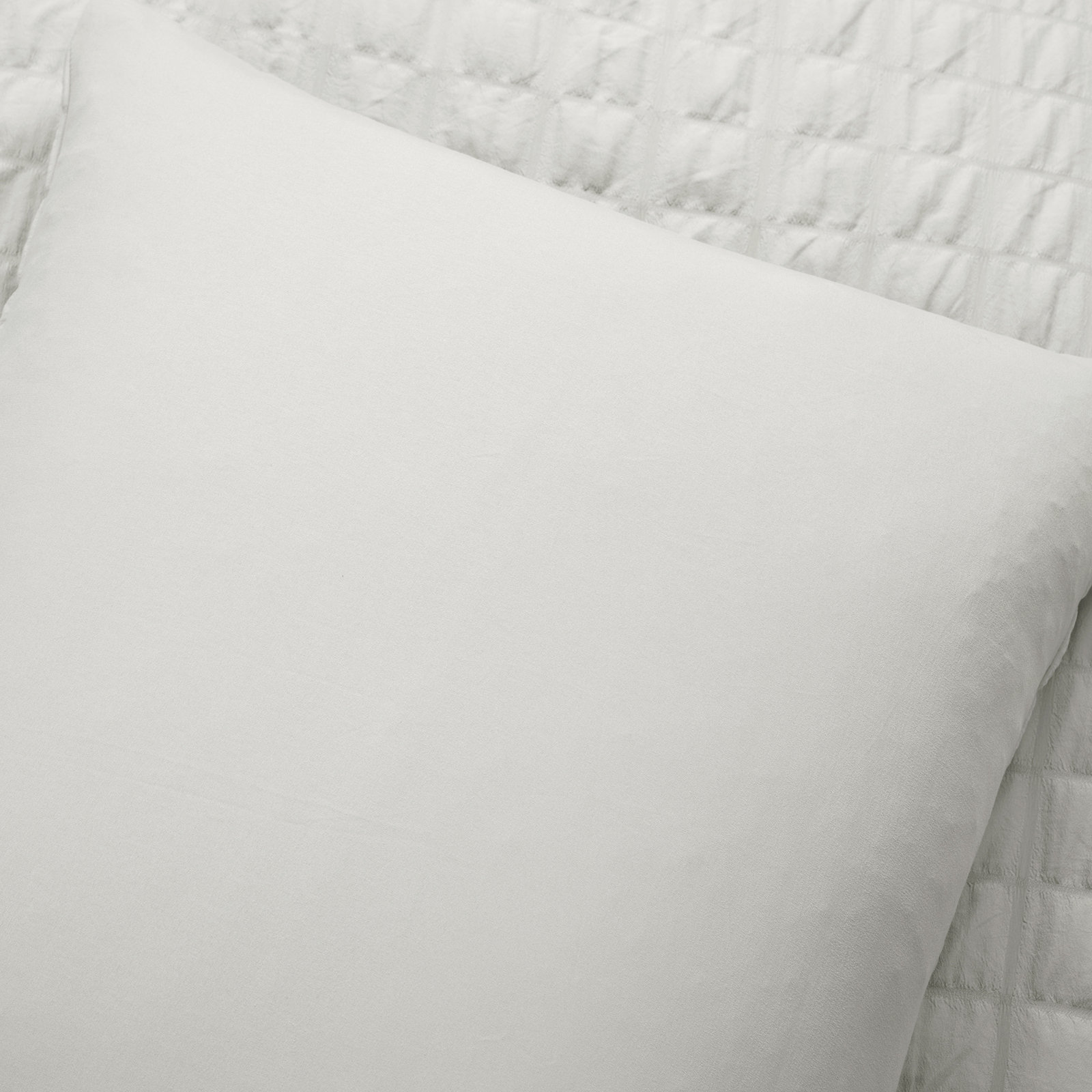 Crinkle Comforter Set, King, Light Gray