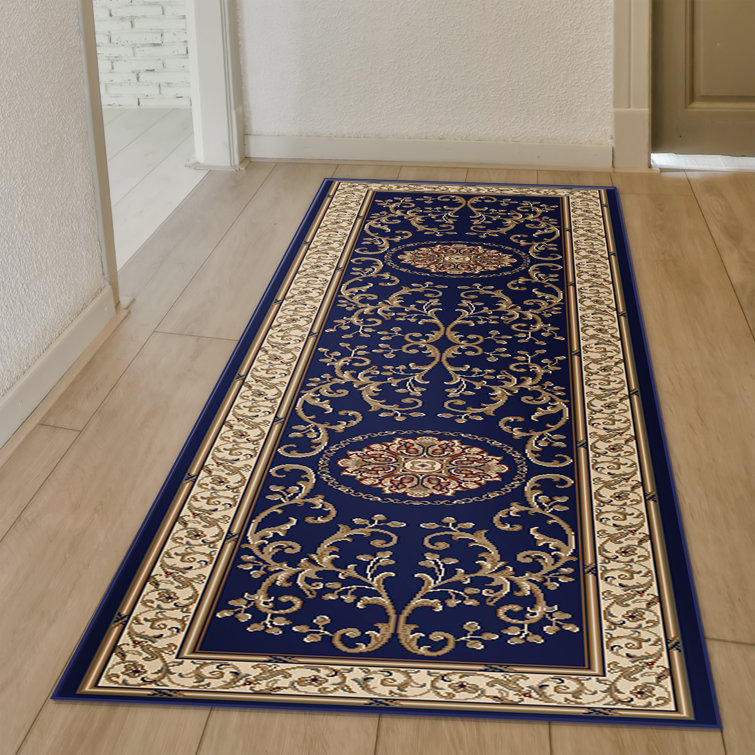 Keasey 1419 Traditional Oriental Navy Area Rug