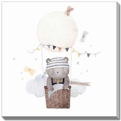 «Hot Air Balloon Bear 2», art mural