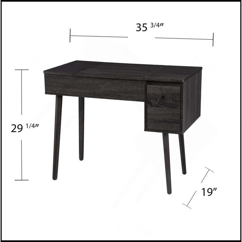 Storage Vanity W/ Mirror